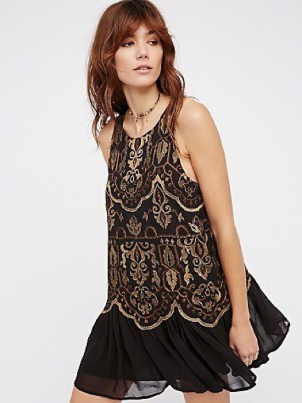Free People "Little Secrets" mini dress SZ XS